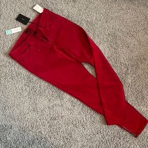 NWT Red Corduroy Pants